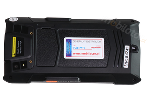 MobiPad PDA-50CCPLUS v.4 - Waterproof IP67 data terminal with 2D code scanner and 64GB flash memory (GPS + 4G + Bluetooth + NFC)