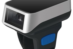 MobiScan Code BG-SR v.1 - Small, mobile mini barcode scanner 1D CCD - in the form of a ring (Bluetooth, Wireless 2.4 GHz)