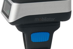 MobiScan Code BG-SR v.2 - Lightweight wireless, small portable 2D IMAGE QR code scanner in the form of a ring (Bluetooth, Wireless 2.4 GHz)