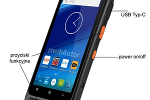 Mobilny kolektor odporny na niskie i wysokie temperatury z normą odporności o wzmocnionej konstrukcji  MobiPad V77