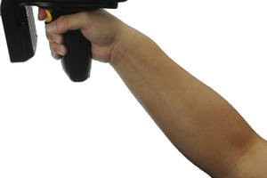 Industrial, water resistant (IP65 + MIL-STD-810G) data collector with 4GB RAM memory and 64GB ROM disk and 2D Zebra 4710 code reader - Mobipad Qxtron 4100 v.4 