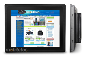 Cichy komputer panelowy do zakładów przemysłowych