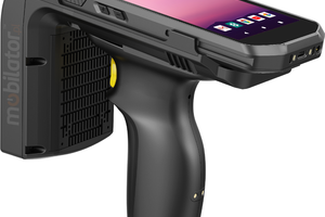  Rugged (IP65) data collector with a capacitive screen, 4GB RAM, 64GB disk, Zebra 4710 2D code scanner and UHF RFID reader - Mobipad Qxtron Q5100 v.2