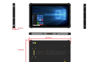 Mobilny tablet przemysłowy Wstrząsoodporny Pyłoodporny wytrzymały MobiPad ST800B  
