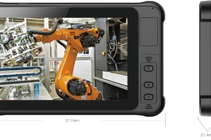  Wytrzymały tablet z Androidem 10.0 GMS, czytnikiem UHF RFID oraz skanerem kodów 2D przenośny Emdoor Q75 