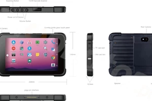 Tablet dla magazynu Bezwentylatorowy  wzmocniony z normą odporności Emdoor Q86