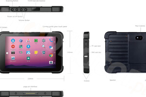 Tablet do hurtowni Terminal mobilny Wytrzymały przenośny lekki  Emdoor Q86  