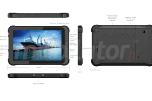 Tablet odporny na niskie i wysokie temperatury z normą pyłoszczelności  Emdoor I15HH