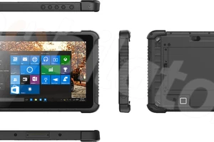 Funkcjonalny wodoodporny tablet Przemysłowy, wielozadaniowy  Windows 10 PRO  skanerem kodów 2D Emdoor I16K