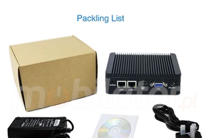 Computer Industry Fanless MiniPC IBOX N3P v. 2 - Intel Pentium processor, 4x USB 2.0, 2x USB 3.0, 1x VGA, 2x RJ-45 LAN, WiFi i BT, 4GB RAM and 64GB SSD