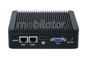 Computer Industry Fanless MiniPC IBOX N3P v.3 - Intel Pentium processor, 4GB RAM, 128GB SSD, 4x USB 2.0, 2x USB 3.0 and 2x RJ-45 LAN, 1x VGA
