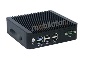 Computer Industry Fanless MiniPC IBOX N3P v.5 - WiFi, BT, 8GB RAM, 256GB SSD disk, Intel Pentium processor, 4x USB 2.0, 2x USB 3.0 and 2x RJ-45 LAN ports