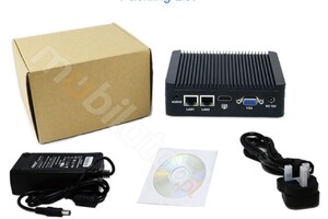 IBOX N3 v.7 - Niewielki miniPC ze złączami 4x USB 2.0, 2x USB 3.0, WiFi, BT oraz 2x RJ-45 LAN, dyskiem 500GB HDD i 4GB RAM DDR3L