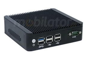 IBOX N3 v.8 - Rugged miniPC with Intel Celeron processor, 4x USB 2.0, 2x RJ-45 LAN, 2x USB 3.0, 1x RS232 and 1TB HDD
