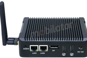 IBOX N5B v.1 - BAREBONE rugged miniPC with Intel Celeron quad-core processor, 2x USB 2.0, 2x USB 3.0, 2x RS232 and 2x LAN ports