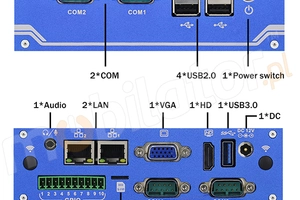 IBOX N112 v.7 - Small miniPC with 4x USB 2.0, 2x RJ-45 LAN and 1x HDMI connectors, 512GB SSD, 8GB RAM DDR3L and TPM 2.0