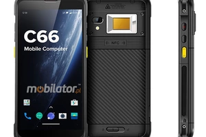 Wstrząsoodporny kolektor danych Wzmocniony Pancernyz modułem NFC ośmiordzeniowym procesorem Qualcomm, 4GB RAM oraz 64GB ROM  Chainway C66-V4  