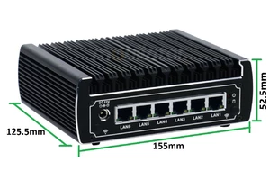 IBOX N133 v.15 - Perfect size miniPC with WiFi, BT up to 32GB RAM and 512GB SSD disk, Intel Core processor with USB 3.0 and RJ-45 ports