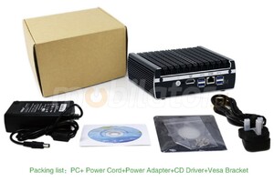 IBOX N133 v.16 - Przemysłowy miniPC z procesorem dwurdzeniowym Intel Core, pojemną pamięcią 32GB RAM oraz dyskiem 2TB HDD, WiFi oraz Bluetooth