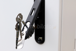 totem podświetlany totem stojący z alarmem dotykowym ekranem HD 43 cali o jasności 3500 nitów NoMobi Trex 43