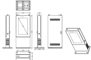 ekran LCD  dobrej jakość przemysłowy Trex 43W