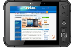 Wielofunkcyjny tablet przemysłowy z tylnim czytnikiem UHF o zakresie 15m, skanerem kodów kreskowych 2D  Chainway P80 