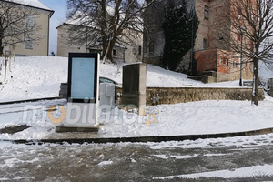 Stojący totem zewnętrzny metalowa obudowa Trex 55W