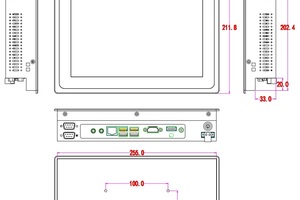 Dotykowy panel do automatyki przemysłowej