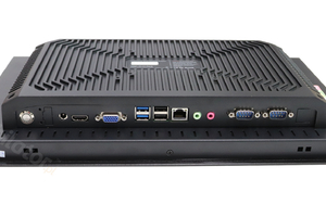 nowoczesny komputer panelowy multimedialny topowy metalowy czarny 156PC1