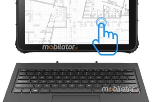 Wodoodporny tablet dla logistyki z ekranem czytelnym w słońcu IPS Emdoor I22J wyświetlacz odporny na zarysowania