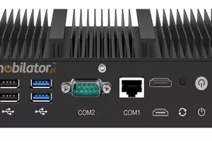 MiniPC yBOX-X44 6LAN tył komputera