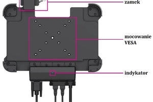 Emdoor I20A metalowy uchwyt 