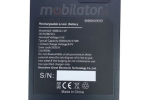 Druga bateria do przemysłowego kolektora danych PDA MobiPad H-H4, H-H5 rugged
