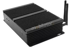 HyBOX K4 - Energooszczędny miniPC przemysłowy w metalowej obudowie do użytku w transporcie i na magazynie