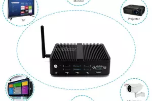 HyBOX H3-4L -Szybki komputer przemysłowy w metalowej obudowie z wydajnym procesorem i dyskiem SSD