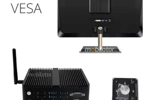 HyBOX H3-4L -  Małych rozmiarów miniPC odporny na niskie i wysokie temperatury z uchwytem Vesa