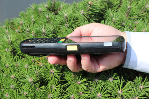 Mobilny kolektor z normą wodoszczelności Odporny na pył i wodę  ze skanerem Zebra, 2D CCD, 3GB RAM i 32GB ROM, GPS  