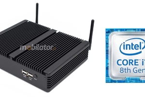 HyBOX TH5 Odporny komputer przemysłowy Wielofunkcyjny małych rozmiarów Wydajny bezwentylatorowy z  procesorem Intel Core i7