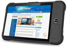 Przemysłowy tablet z ekranem 8-calowym bezwentylatorowy dotyk pojrmnościowy  Chainway P80-PF