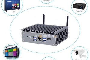 MiniPC yBOX-X56 I7 1165G7 8GB RAM 256GB SSD mSATA v2 - Kompaktowy budżetowy komputer przemysłowy bezwentylatorowy wiele możliwości użytkowych niewielki wydajny szybki fanless