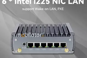 yBOX-X56-(6LAN)-I3 1125G4 v.4 Lekki mały przemysłowy komputer Przemysłowy komputer do biura Przystosowany do przemysłu i biura MiniPC