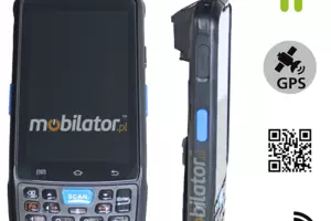 MobiPAD 7F – przemysłowy terminal danych z wzmocnioną obudową, wydajnym procesorem 8 rdzeni, pojemną baterią 5000mAh, skanerem kodów 2D, 2GB RAM i 16GB ROM