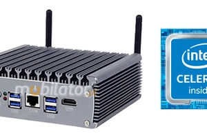 MiniPC yBOX-X56-(6LAN)-C3865U przemysłowy wydajny komputer z mocnym procesorem intel Celeron