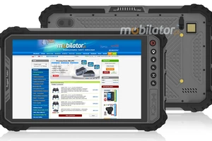 MobiPAD 9TS-J - Idealny na hurtownie, wytrzymały tablet z ekranem 1000 nits, 4GB RAM, 64GB ROM, procesorem Intel Celeron, normą IP65, Windows 10, ekranem 8 cali 1920x1200, UHF RFID (3-4m), NFC, GPS o wysokiej precyzji, Skanerem 2D Newland N1, czytnik