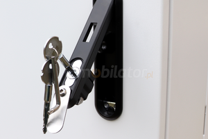 norma IP65 totem reklamowy  ANDROID 10 ifokiosk informacyjny NoMobi Trex Hi43