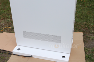 Gablota informacyjna na lotnisko totem wolnostojący z normą odporności IK10 Wodoszczelny kiosk reklamowy zewnętrzny totem LCD z ekranem o jasności 3500 nitów NoMobi Trex Hi55