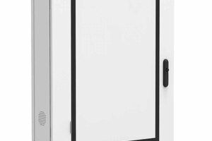 Gablota zewnętrzna odporna na deszcz i mróz totem zewnętrzny przemysłowy z ekranem LCD infokiosk multimedialny NoMobi Trex Hi65