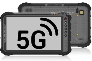 MobiPAD TS9T - zaawansowany tablet do zadań specjalnych z NFC, wsparciem UHF RFID (3-4m), Skanerem 2D Newland N1, Wysokiej precyzji GPS oraz czytnikiem linii papilarnych, odporny na wodę i pył, certyfikat IP65, 8GB RAM, 256GB ROM, Android 10, ekran 8