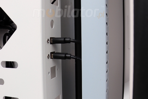 Digital signage Odporny totem zewnętrzny do użytku zewnętrznego Wandaloodporny totem zewnętrzny NoMobi Trex Hi55W