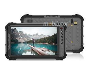 MobiPAD 9TS-M - pancerny tablet do pracy w trudnych warunkach z normą IP65, ekran dotykowy 8 cali, procesor Intel i5-8200Y 4x3.9GHz, NFC, 8GB RAM, 256GB ROM, LTE 4G, wodoodporny tablet dla przemysłu i budownictwa